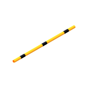 Impact protection railing | plug-in system | Crossbar made of  48 mm, | tube length 900 mm for center distance 1000 mm | with fixing rods